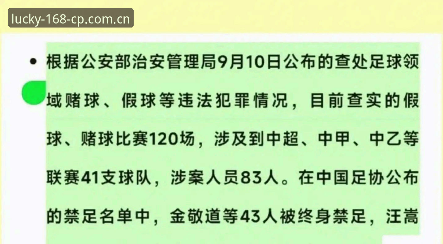 中国足协第三批禁足名单深度评测：从俱乐部高管到球员，足球反腐风暴席卷168彩票平台用户热议